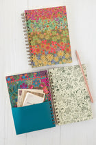 Spiral Notebook - Wildflower Border