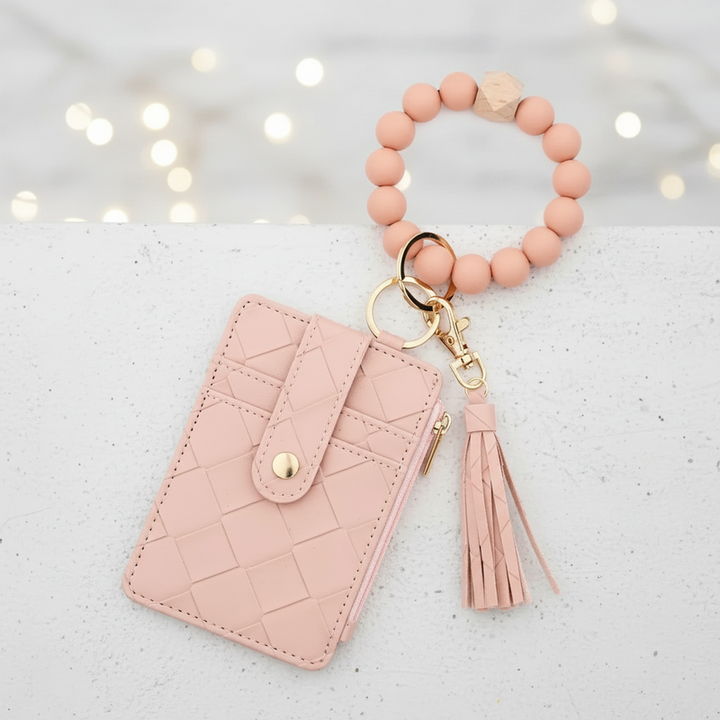 Keyring Wristlet Wallet - 6 colors