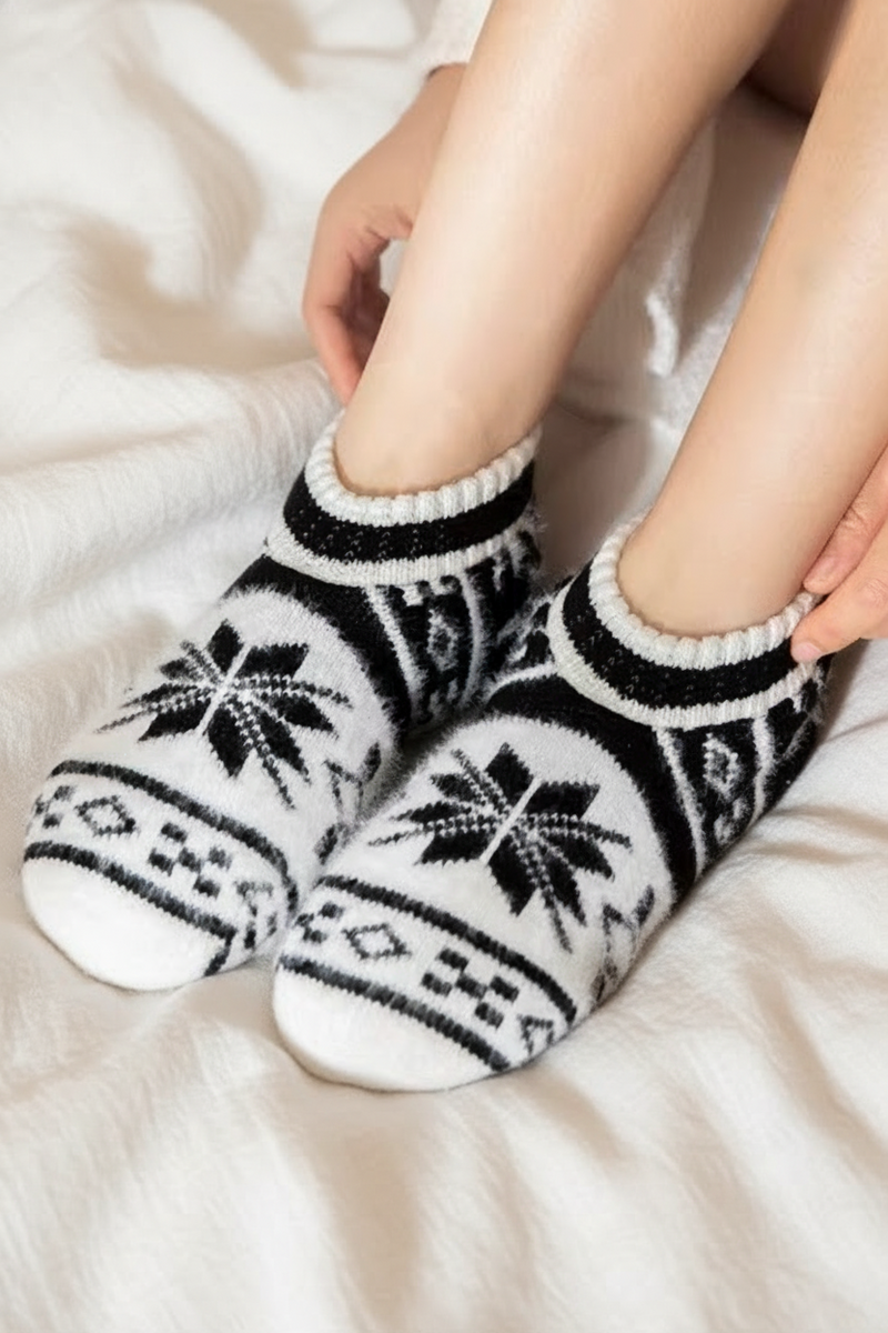 Fuzzy Slipper Socks - 4 colors