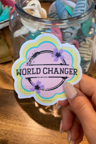 World Changer Sticker