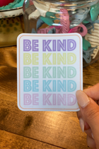 Be Kind Rainbow Sticker