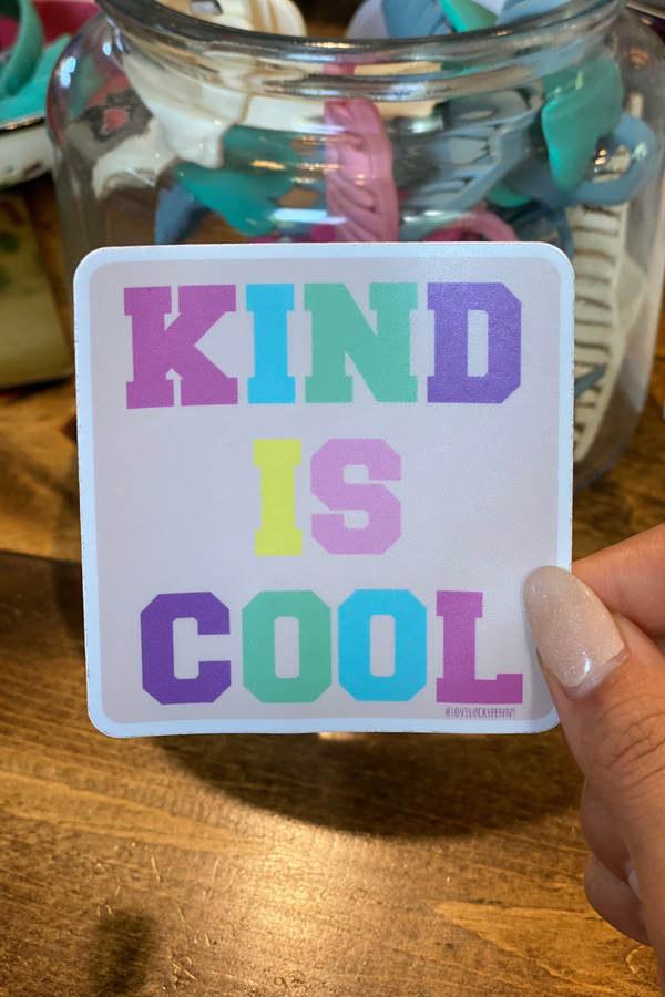 Kind Is Cool Sticker