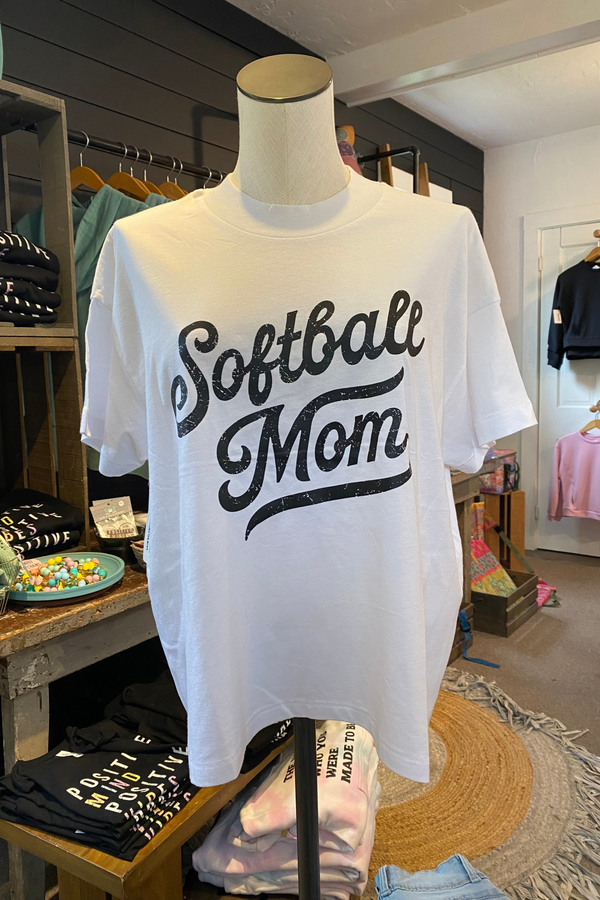 Hi-Lo Tee - Softball Mom