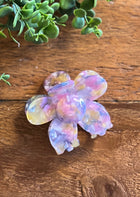 Acrylic Flower Claw Clip - 8 Colors