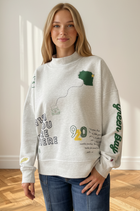 Wish You Were Here Mock Neck - Green Bay