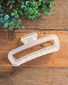 Oversized Clear Claw Clip - 4 Colors