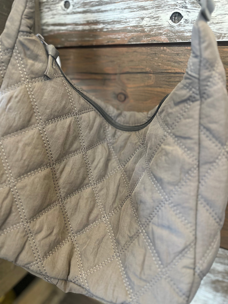 Diamond Quilted Handbag