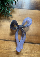 Large Acrylic Bow Claw Clip - 3 Colors