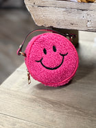 Sherpa Happy Face Purse - 4 colors