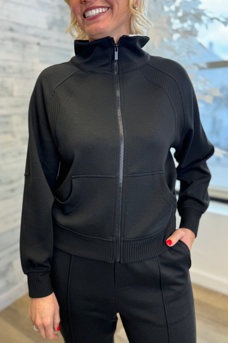 Scuba Full Zip Jacket - Black