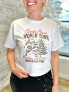 Crop Tee - Rockin' Santa