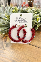 Metallic Tinsel Hoops - 3 Colors