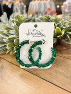 Metallic Tinsel Hoops - 3 Colors