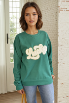 Green Crewneck Sweatshirt - Lucky