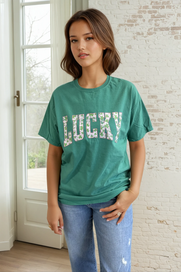 Garment Dyed Tee - Lucky