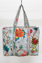 Quilted Print Tote - 5 Colors