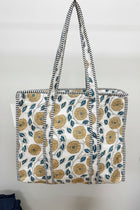 Quilted Print Tote - 5 Colors