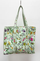 Quilted Print Tote - 5 Colors