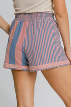 Mixed Stripe Shorts