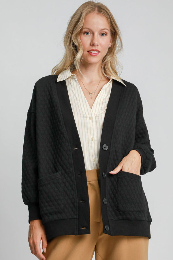 Jacquard Cardigan