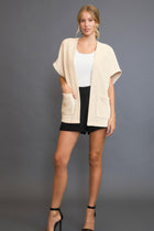 Open Front Knit Cardigan