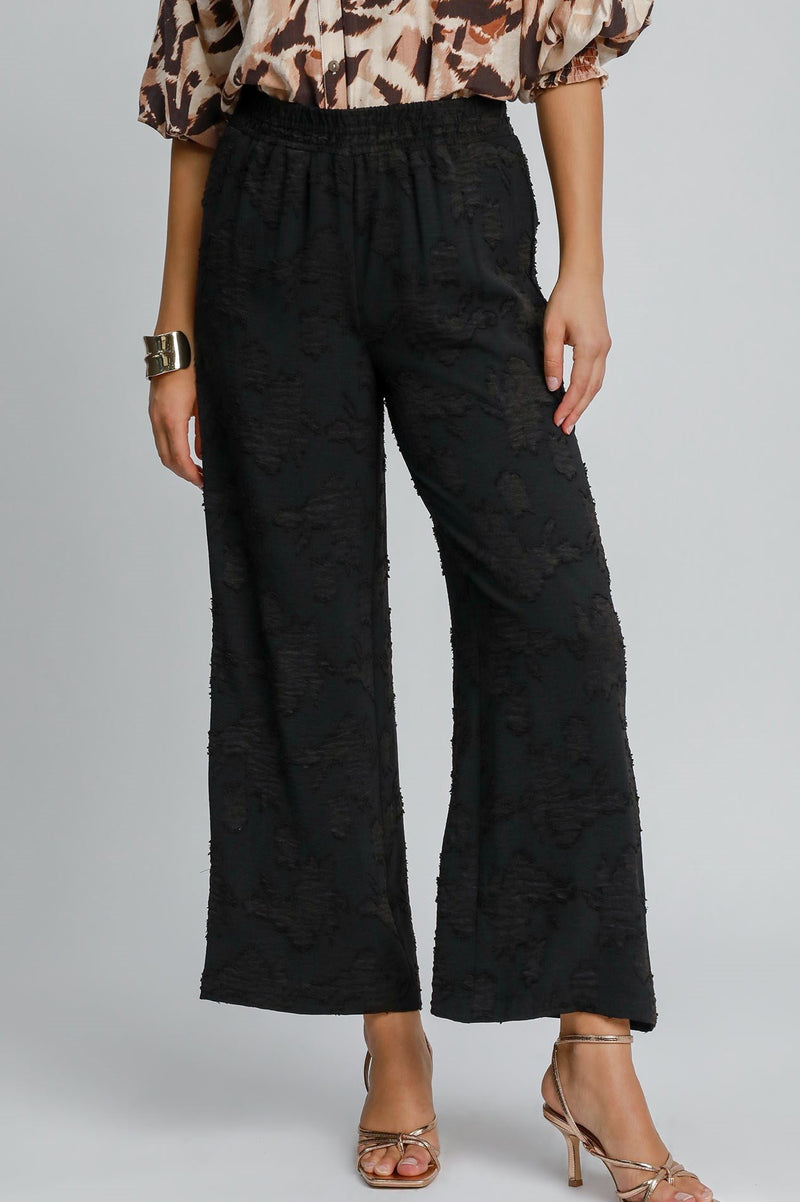 Floral Burnout Pants