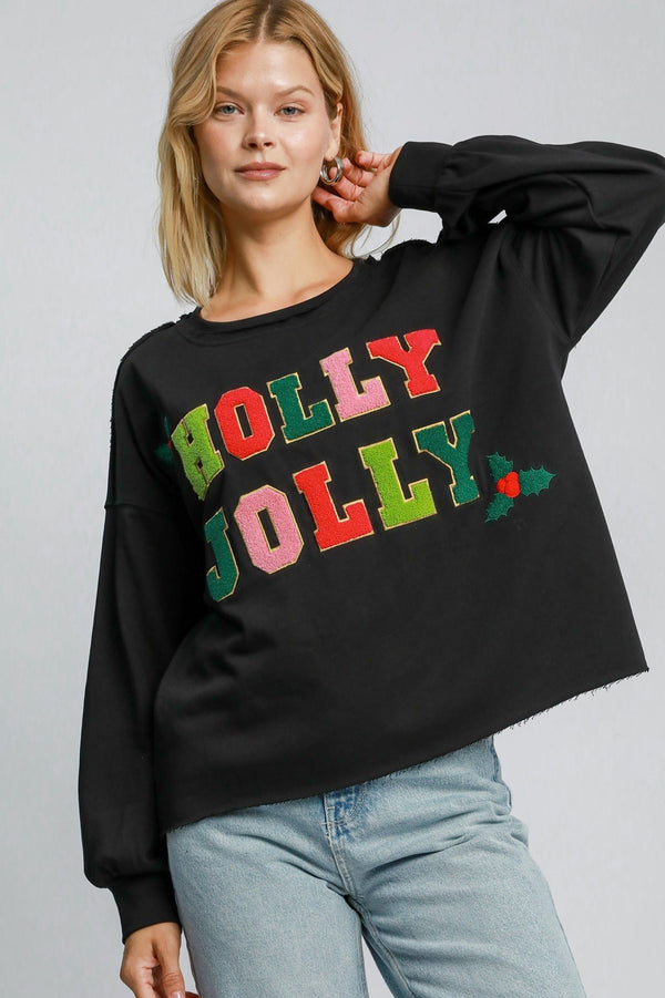 Holly Jolly Fleece Top