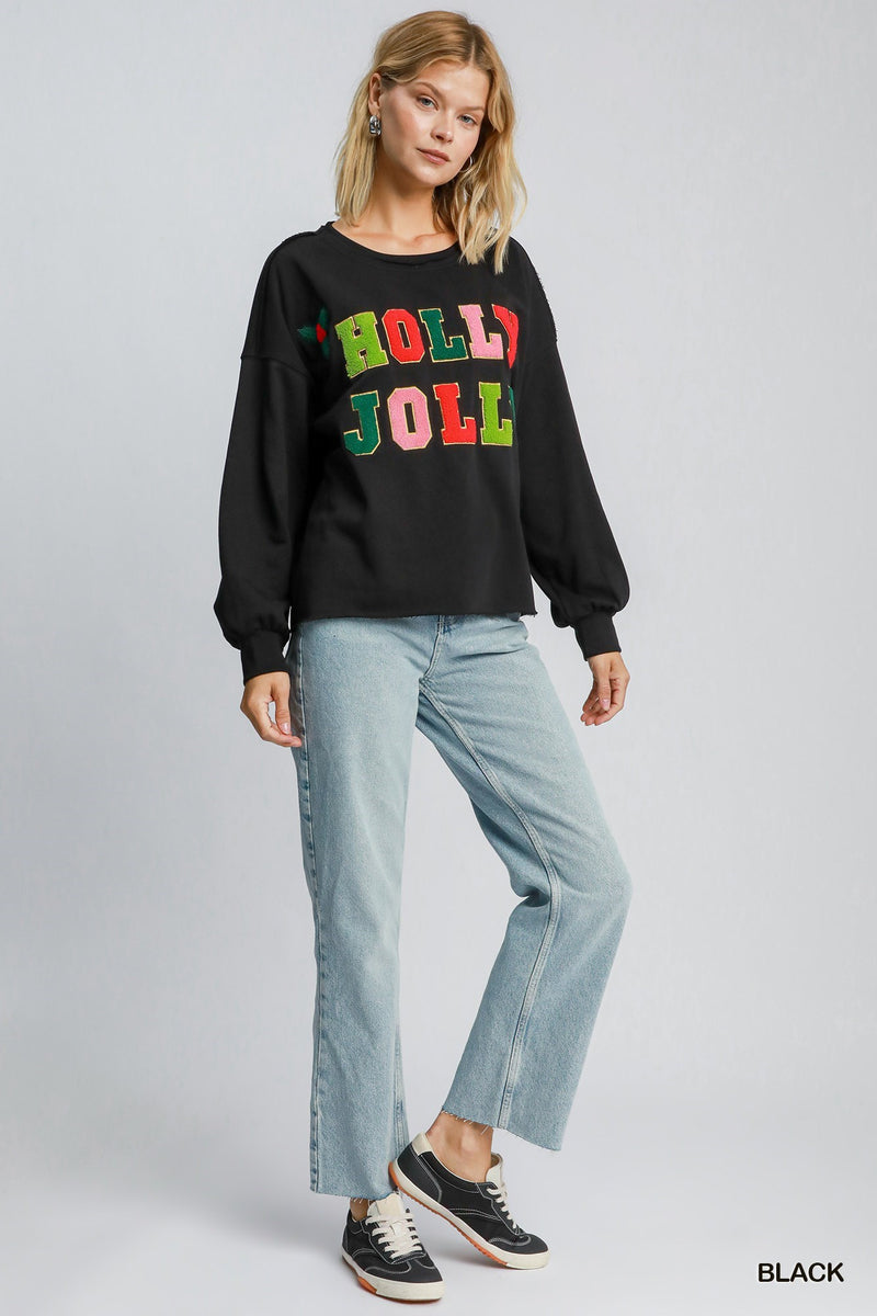 Holly Jolly Fleece Top