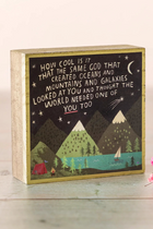 Tiny Block Keepsake - How Cool Same God