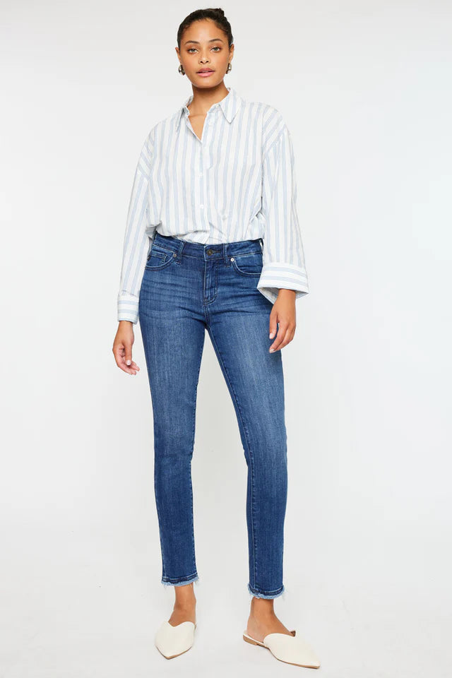 Tatum Mid Rise Ankle Skinny Jeans