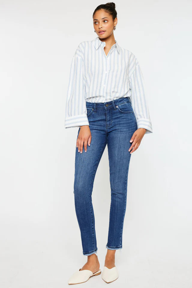 Tatum Mid Rise Ankle Skinny Jeans