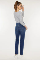 Courtney Slim Straight Jeans-Dark