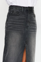 Reese 90's Denim Maxi Skirt - Washed Black