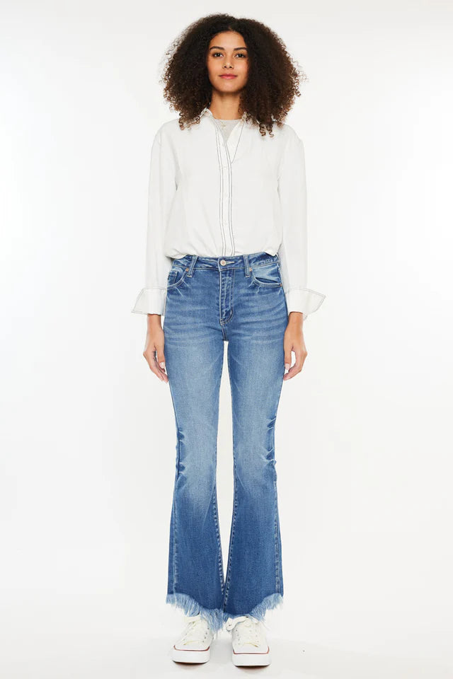 Blaire Fringe Bootcut Jeans