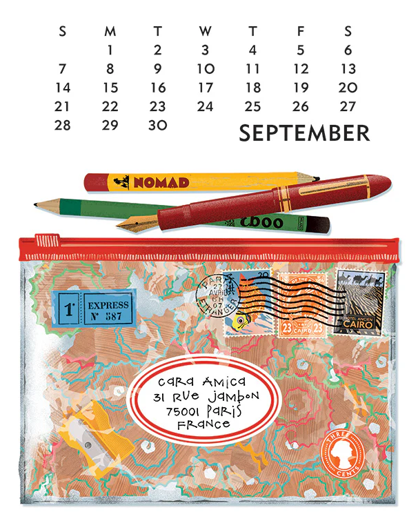 Linnea 2025 Desktop Calendar