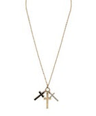 Triple Cross Necklace