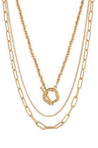 Chain Link Layered Necklace