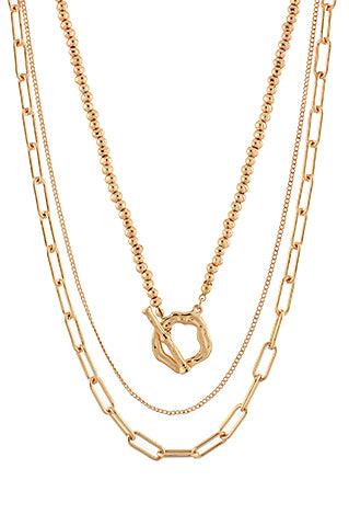 Chain Link Layered Necklace