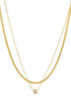 Dainty Herringbone Layered Necklace