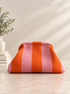 Wide Stripe Cosmetic Bag - 9 Colors