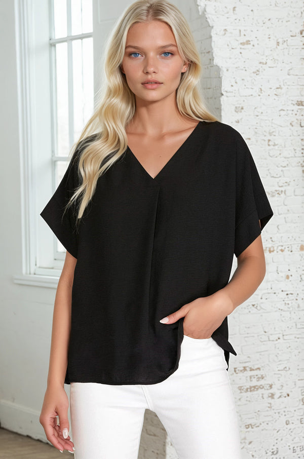 Solid Airflow Top - Black