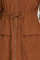 Corduroy Zip Dress