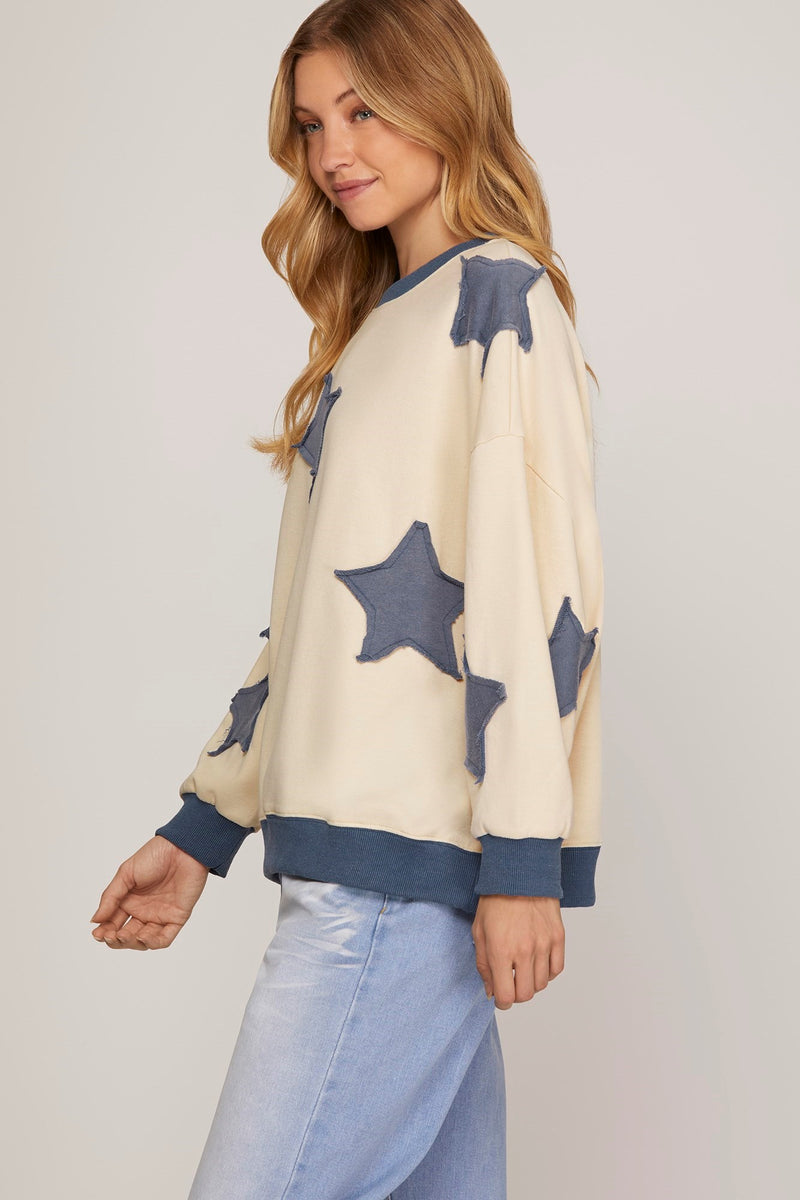 Star Patch Sweatshirt