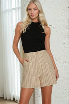 Pinstriped Shorts