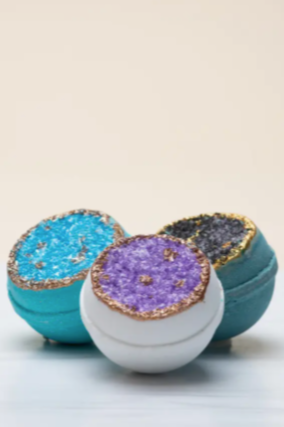 Geode Bath Bomb Set - Calm & Relax