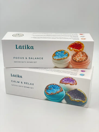 Geode Bath Bomb Set - Focus and Balance