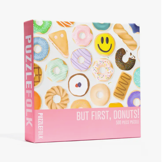 Puzzle - But First, Donuts