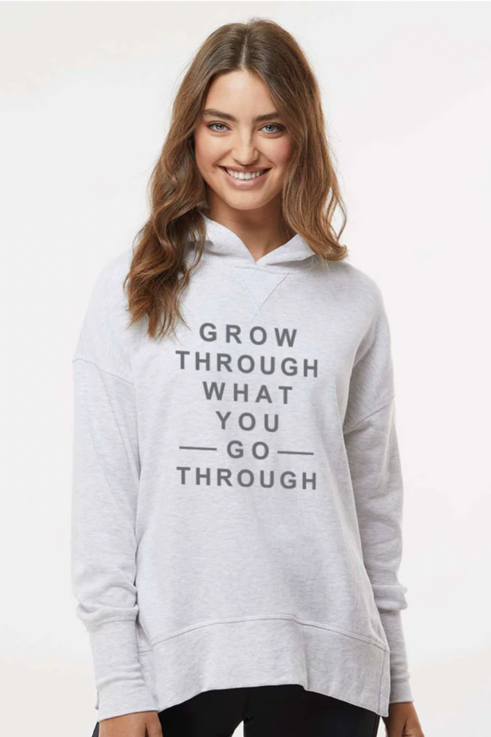 Grow Through Hoodie - Grey