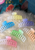 Round Ombre Claw Clips - 6 Colors