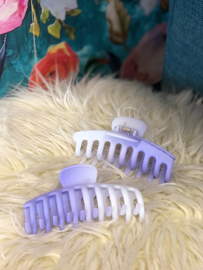 Round Ombre Claw Clips - 6 Colors